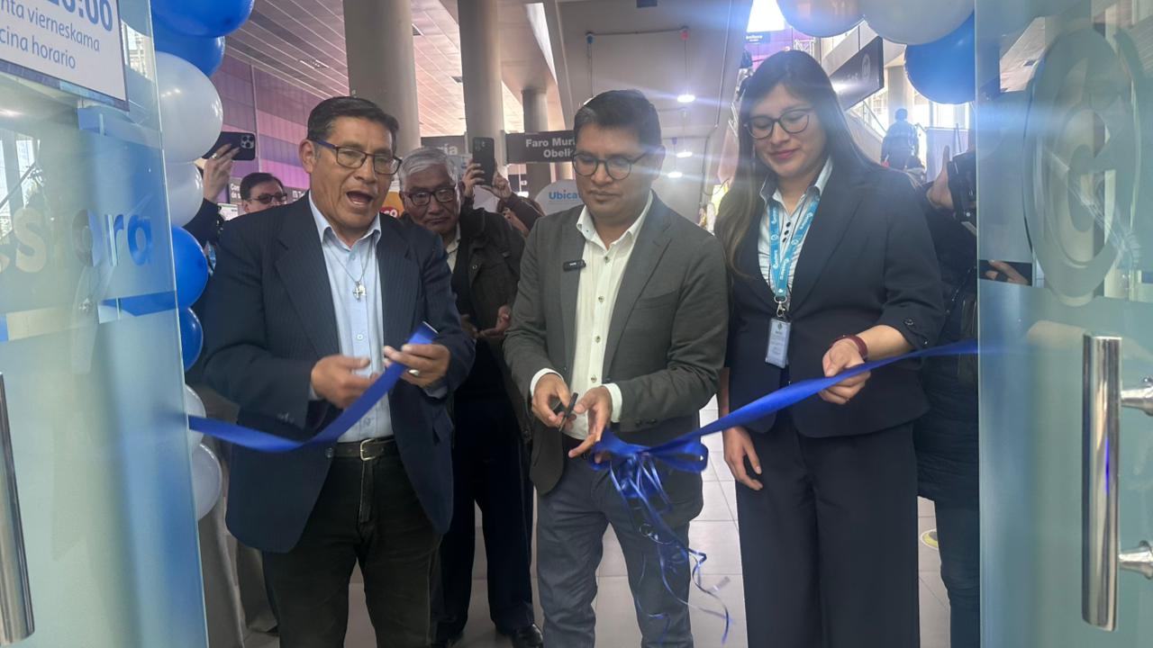 Gestora Pública inaugura nueva agencia en Teleférico Morado de El Alto para mejorar atención a usuarios