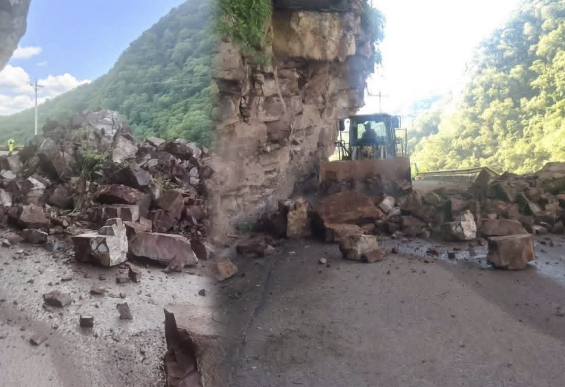 ABC REPORTA DERRUMBES EN RUTA A TARIJA