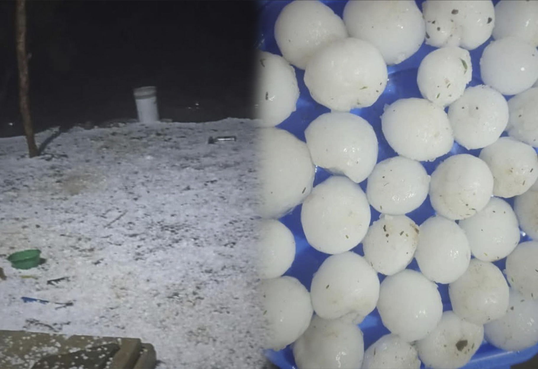 GRANIZADA VUELVE A AZOTAR A LA COMUNIDAD DE YUNCHARÁ