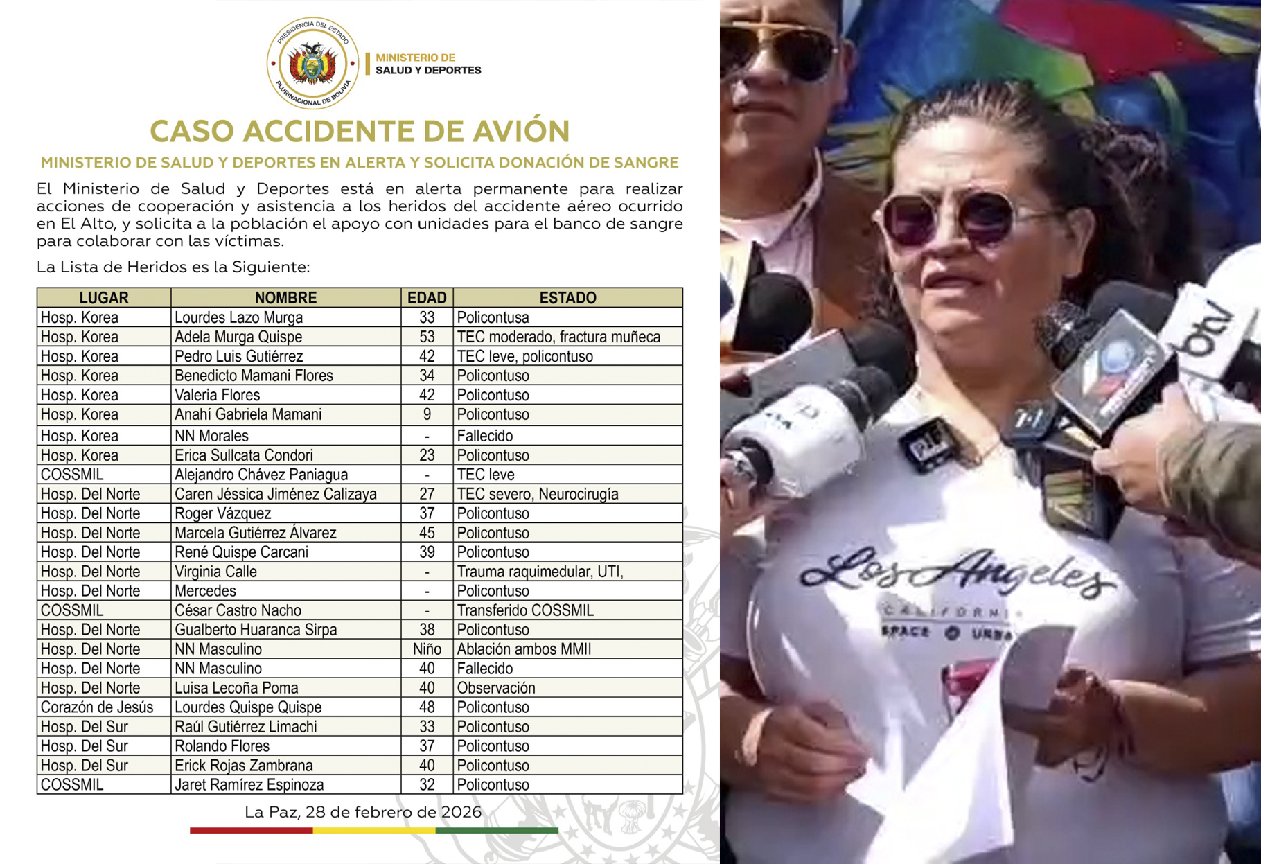 MINISTERIO DE SALUD EXHORTA A LA POBLACIÓN A DONAR SANGRE 