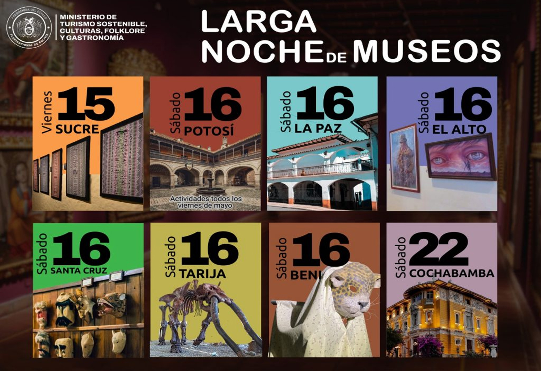 LA LARGA NOCHE DE MUSEOS 2026: BOLIVIA VIVE SU MAYOR FIESTA CULTURAL