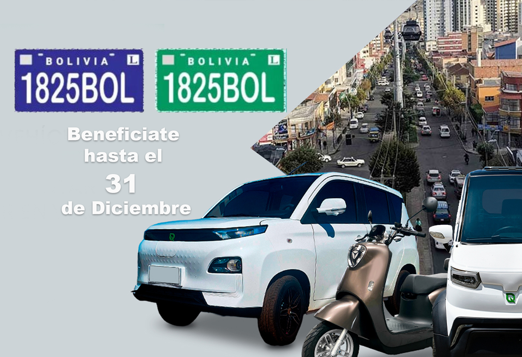 GAMLP EXTIENDE PLAZO PARA REEMPLAQUE GRATUITO DE VEHÍCULOS ELÉCTRICOS