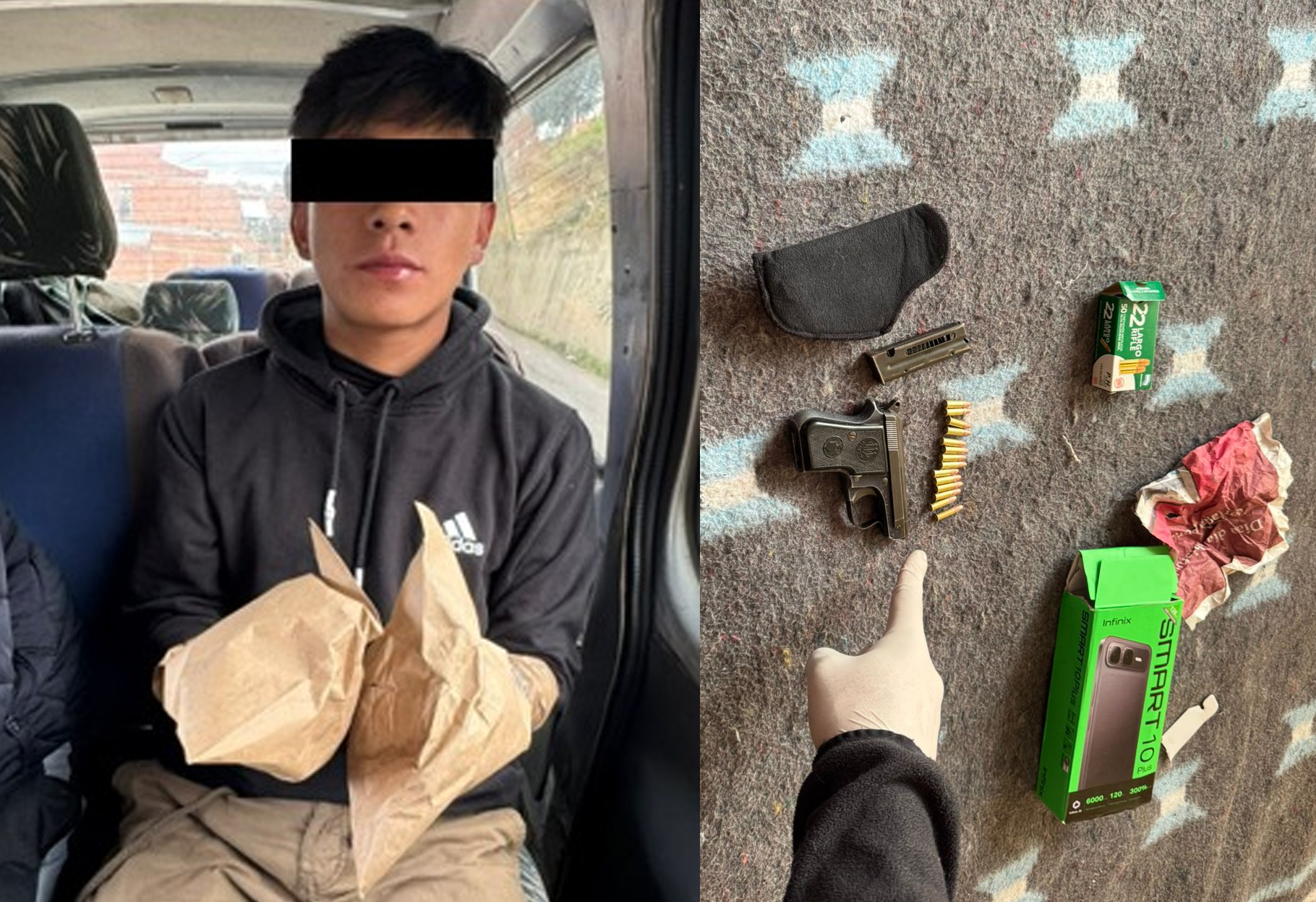 APREHENDEN AL PRESUNTO AUTOR DEL ASESINATO EN LA PLAZA SAN FRANCISCO