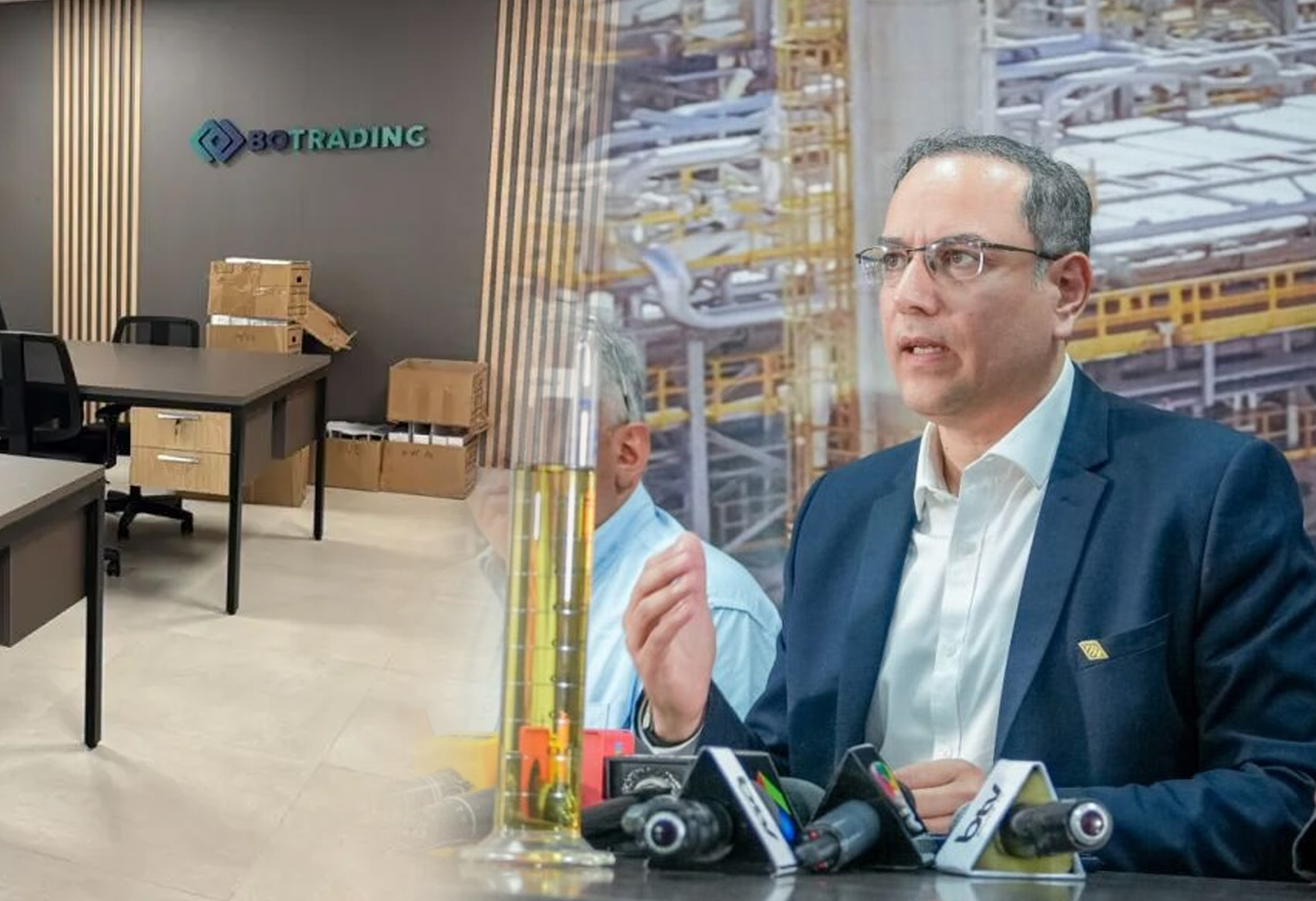 AUDITORES Y PRESIDENTE YPFB REALIZAN INSPECCIÓN A OFICINAS DE BOTRADING S.A. EN PARAGUAY