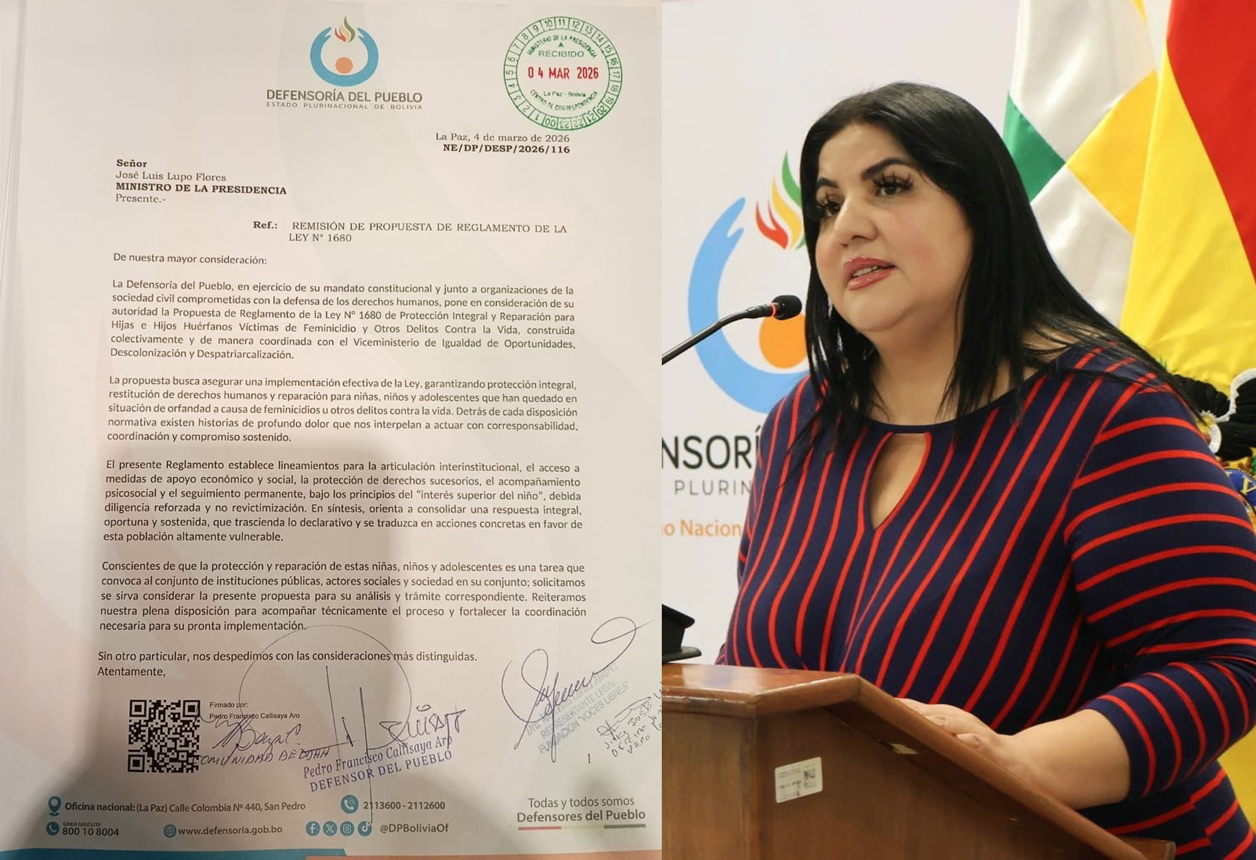 LEY 1680 EN FAVOR DE HIJAS E HIJOS HUÉRFANOS VÍCTIMAS DE FEMINICIDIO