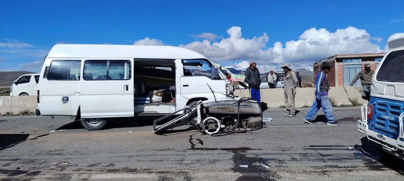 ACCIDENTE EN ACHACACHI DEJA UN FALLECIDO